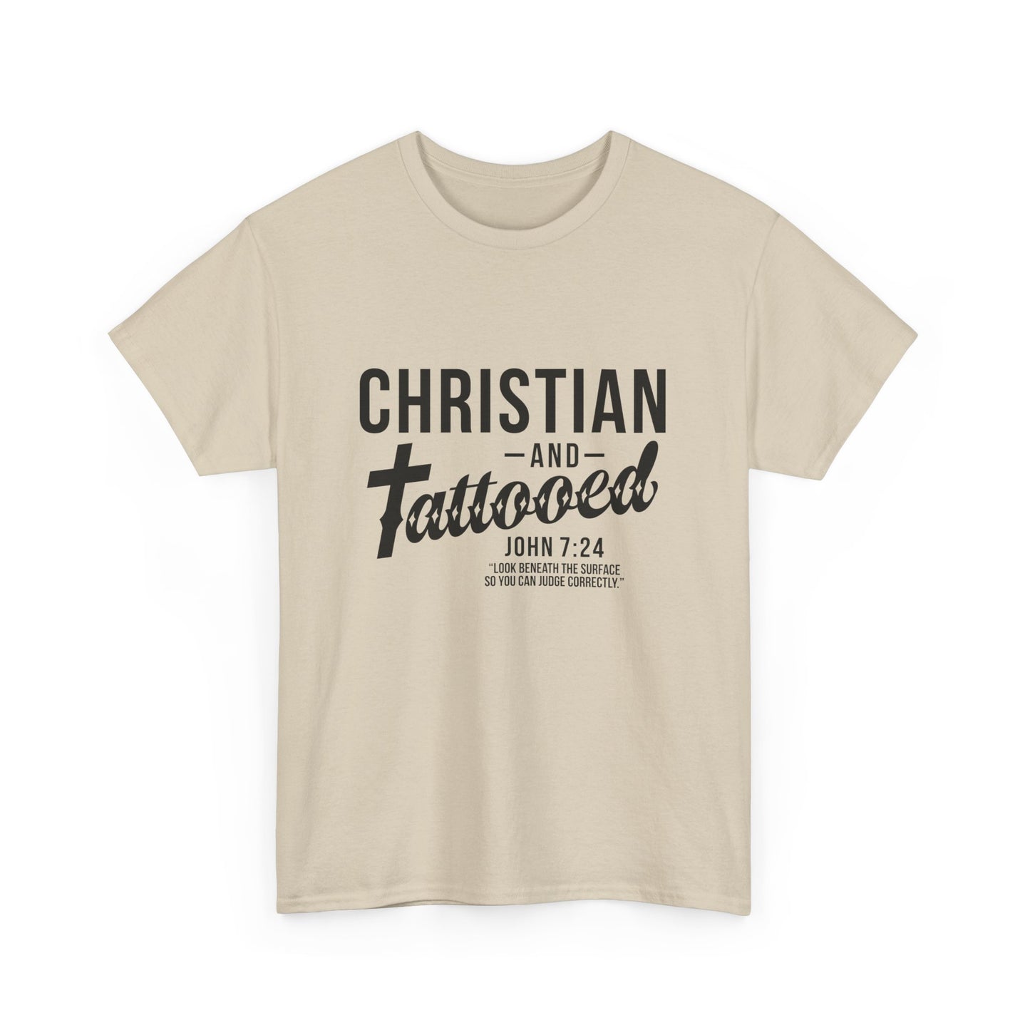 Christian and Tattooed Heavy Fabric