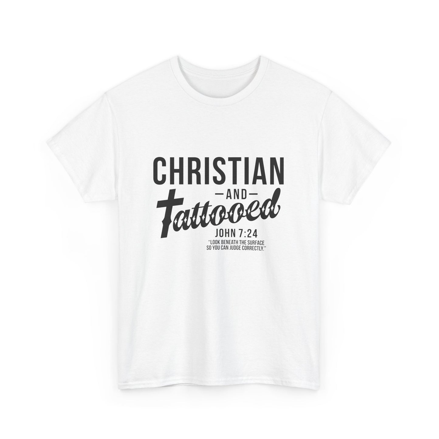 Christian and Tattooed Heavy Fabric