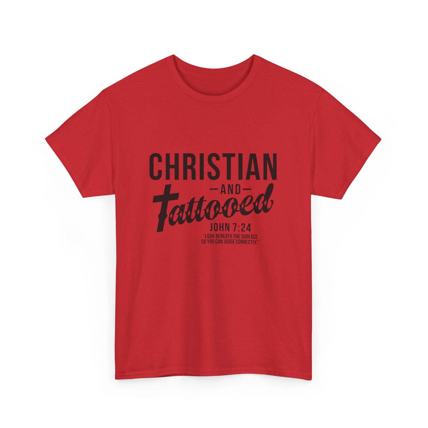 Christian and Tattooed Heavy Fabric