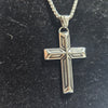 24-Inch Stainless Steel Cross Necklace